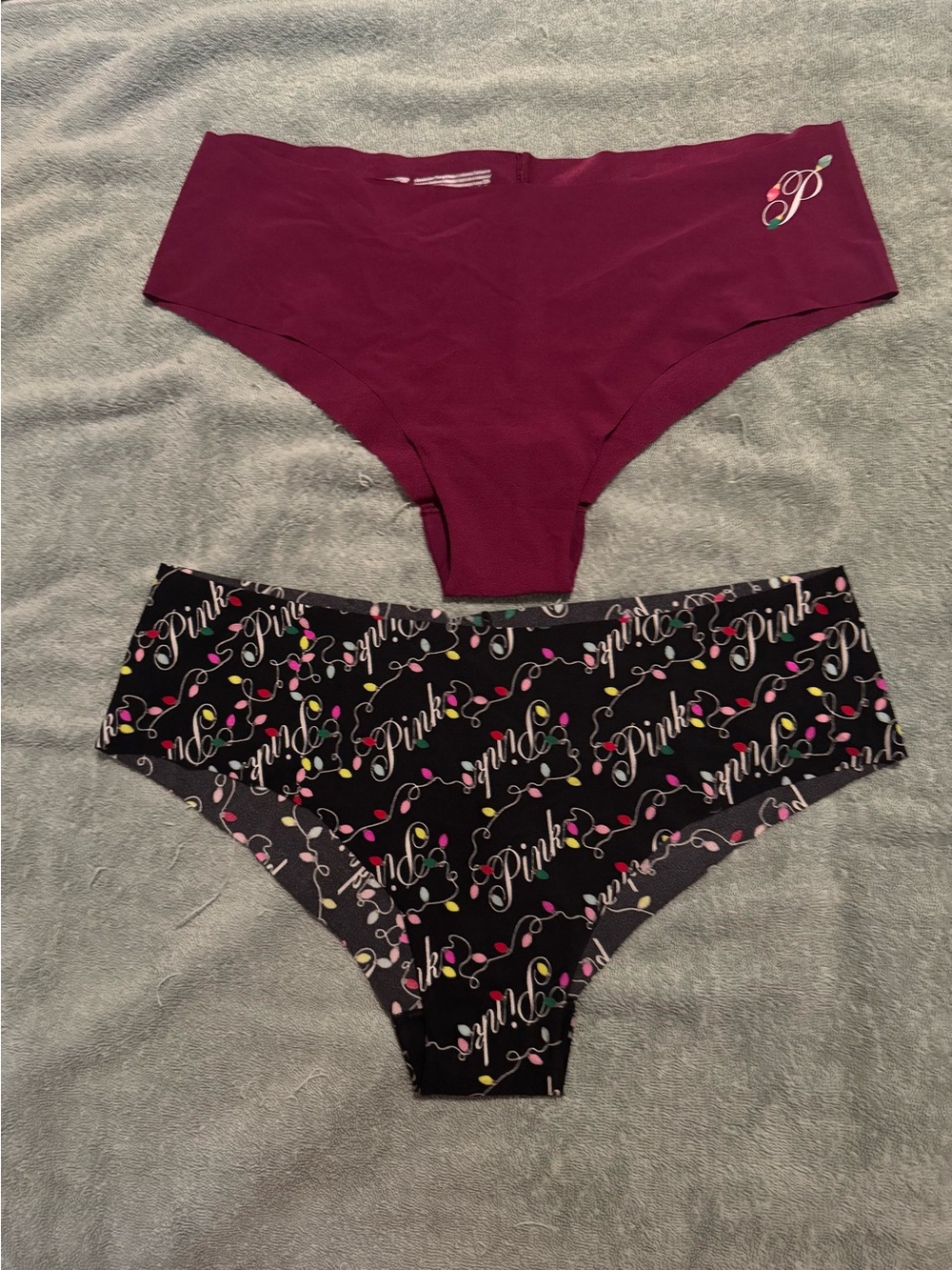 Christmas Panty Bundle Pink Victoria’s Secret NWOT | 6 Pair Holiday No-Show